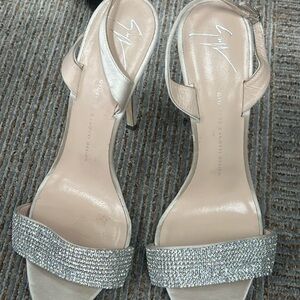 Giuseppe Zanotti Elegant Silver Women's Heels